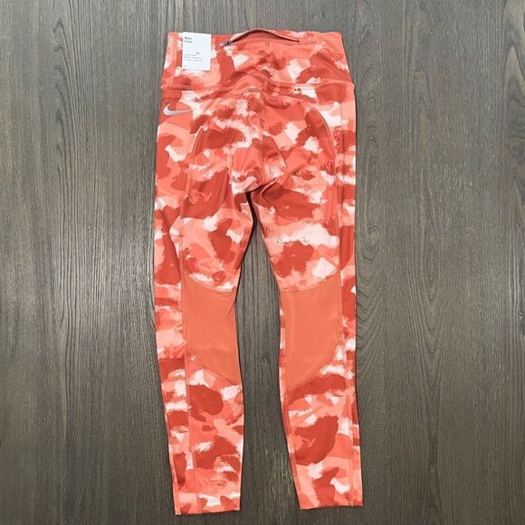 NWT Nike Dri-FIT Fast Mid-Rise 7/8-Length Printed Leggings - Size S - Picture 2 of 11